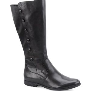 Born Leather Tall Black Boots